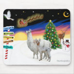 Xmas Signs - Mama Llama and Baby Mouse Pads