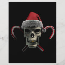 Xmas Skull Flyer Design
