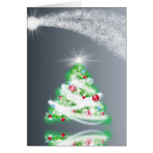 Xmas Tree Greeting Cards