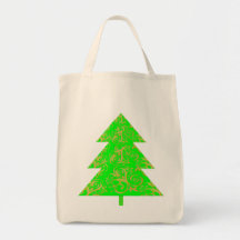 Xmas Tree Swirl Bags