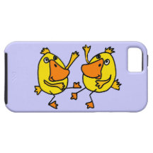 XX- Funny Dancing Ducks Egg Cartoon iPhone 5 Case