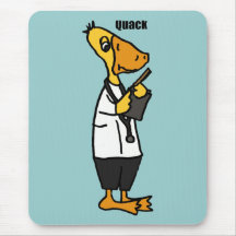 XX- Funny Duck Doctor Mouse Mat