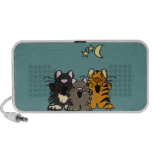 XX- Funny Singing Cats Cartoon Mini Speakers