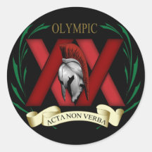 XX Image on Black Stickers