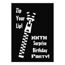 xxth SURPRISE Birthday Party Invitation Template