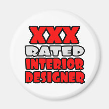 XXX Rated Interior Designer Fridge Magnets