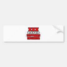 XXX Rated Software Engineer Bumper Stickers