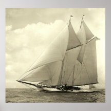 Yacht America 1910 Print