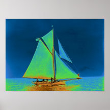 Yacht Vorant II 1892 Poster