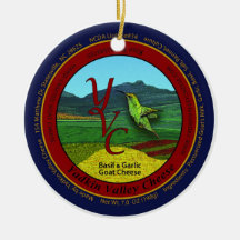 Yadkin Valley Cheese~Christmas Ornament