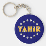 Yahir in Soccer Gold Key Chains