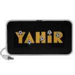 Yahir in Soccer Gold Laptop Speakers