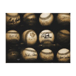 Yankee Baseballs Stretched Canvas Prints