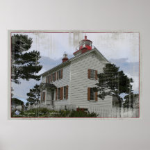 YAQUINA BAY LIGHTHOUSE POSTERS