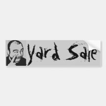 Yard Sale Bumper Stickers