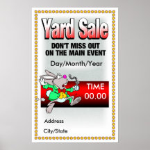 Yard Sale Poster - Customisable