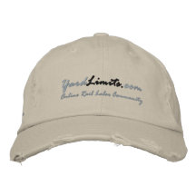 YardLimits.com Hat Embroidered Baseball Caps
