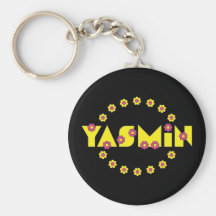 Yasmin in Flores Yellow Key Chains