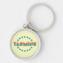 Yasmine in Flores Rainbow Key Chain