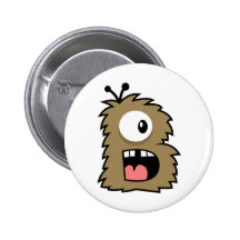 Yay For Colour Monster Alphabet Pinback Buttons