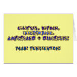 Yeah! Punctuation! Cards