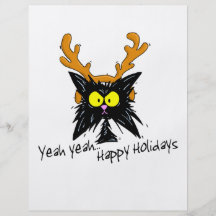 "Yeah Yeah...Happy Holidays" Custom Flyer