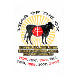 Year of Ox Qualities Poster Print posters