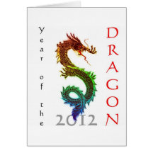 Year of the Dragon 2012 Greeting Card
