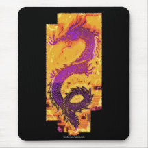 Year of the Dragon, Asian, Chinese,Mythical Dragon Mouse Pads