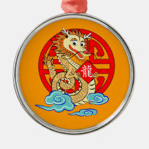 Year of the dragon ornaments