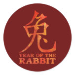 Year of the Rabbit Symbol stickers