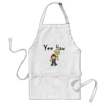 Yee Haw Cowboy tshirts and Gifts Aprons