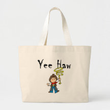 Yee Haw Cowboy tshirts and Gifts Tote Bag