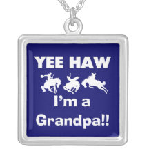 Yee Haw I'm a Grandpa T-shirts and Gifts Jewelry