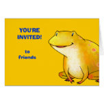 Yellor Frog Card(customisable)