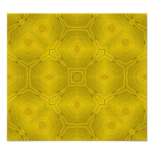 Yellow abstract wood Pattern Photographic Print