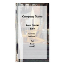 Yellow Adirondack Rocking Chairs Business Card Templates
