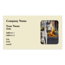 Yellow Adirondack Rocking Chairs Business Card Templates