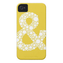 Yellow Ampersand iPhone Case iPhone 4 Case