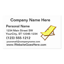 yellow and white striped wooden beach chair.png business card template