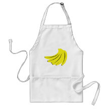 yellow bananas fruits apron