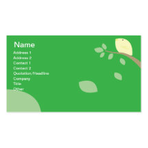 Yellow Bird - Business Business Card Templates