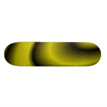 Yellow Black Ellipse Skateboard