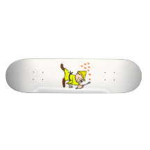 Yellow Boy Witch Skate Board