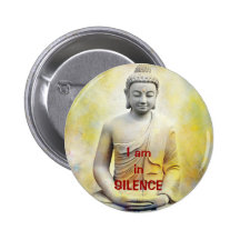 yellow buddha, I am inSILENCE Pins