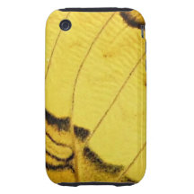 Yellow Butterfly Wings Case-Mate iPhone 3 Case BEA