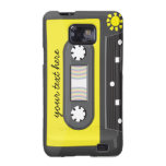 yellow cassette  rainbow Samsung Galaxy Case