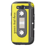 yellow cassette  rainbow Samsung Galaxy Case