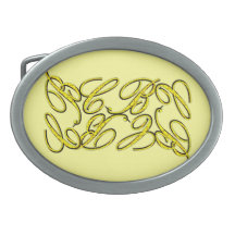 Yellow CB Belt Buckle