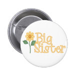 Yellow Daisy Big Sister Buttons